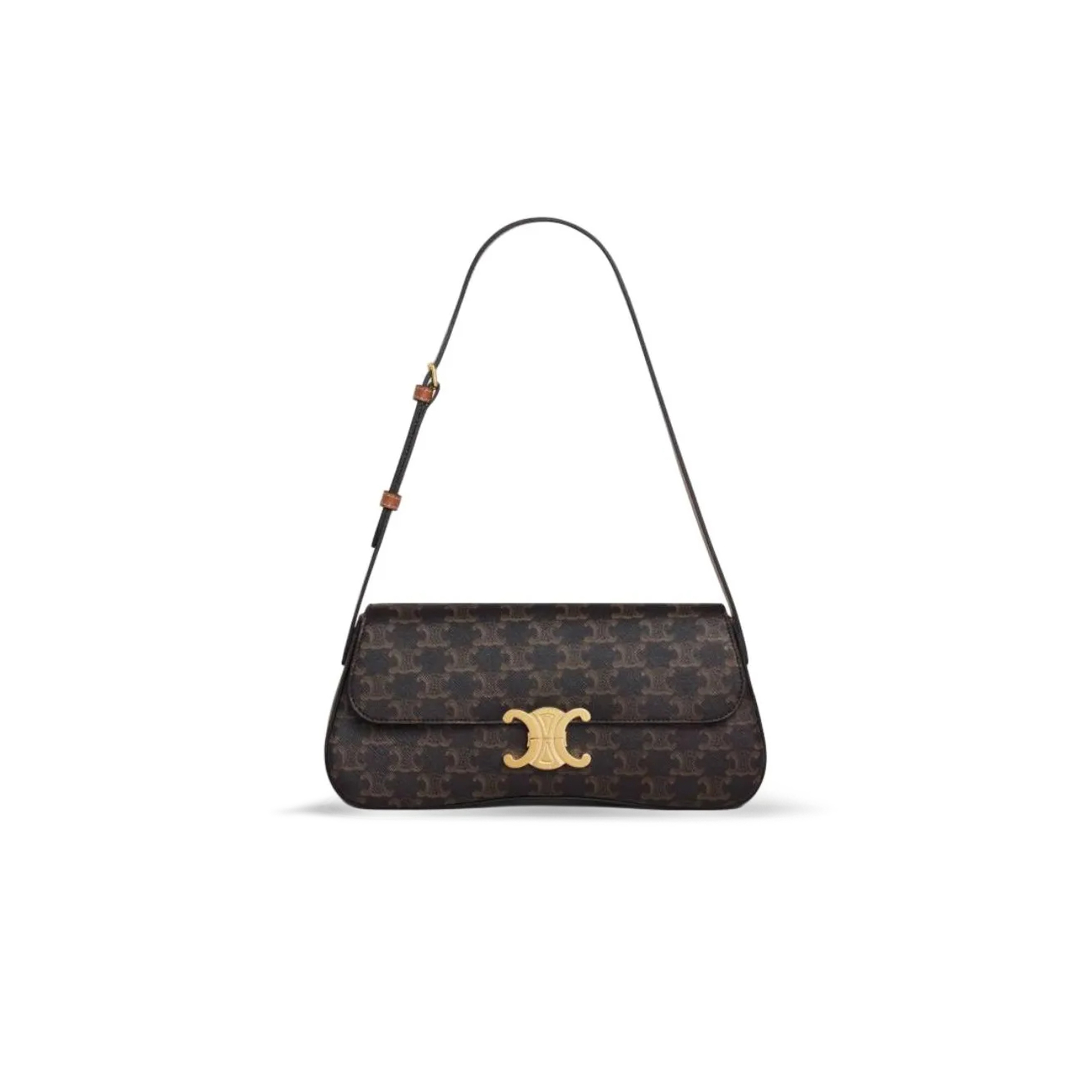 Ce**e medium teen Ce**e lola in triomphe canvas and calfskin 115533fn1.04lu (28*12*5cm)
